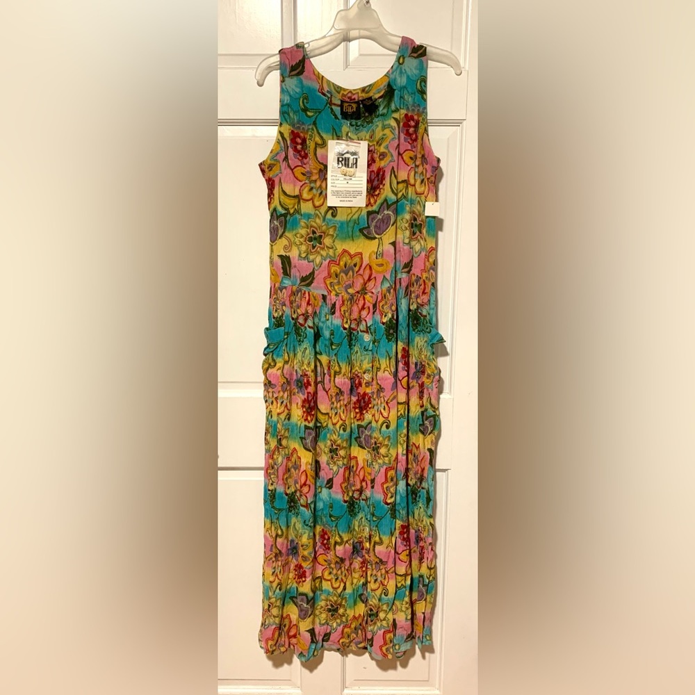 Bohemian sleeveless maxi dress—Bila